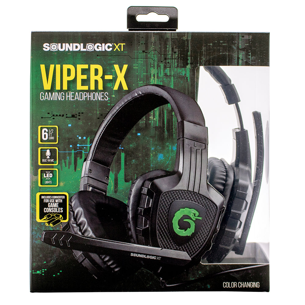 Viper-X Gaming Headphones With LED Lights – mtradinggroup